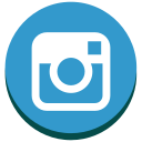 instagram, round, social media