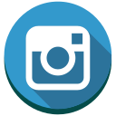 instagram, round, social media