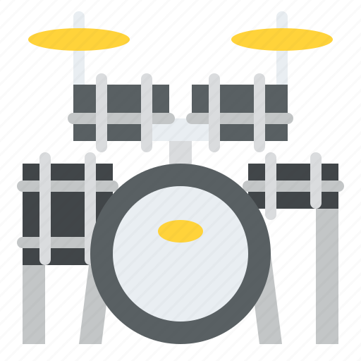 Drum, instrument, music, musical, set icon - Download on Iconfinder