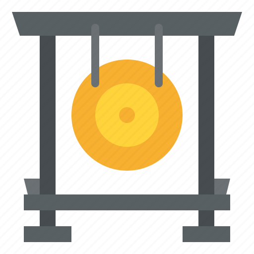 Gong, instrument, music, musical icon - Download on Iconfinder