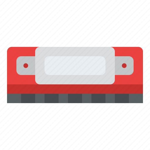 Harmonica, instrument, music, musical icon - Download on Iconfinder