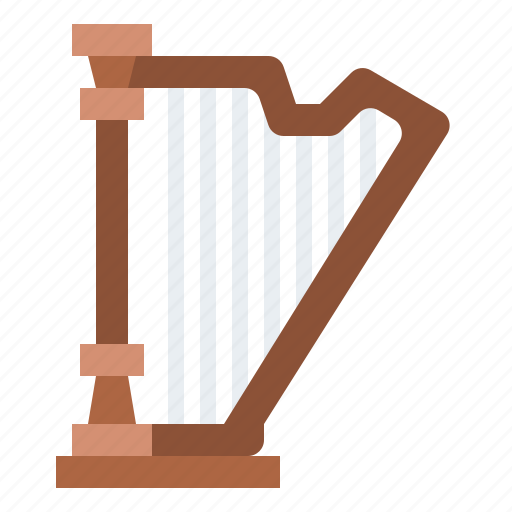 Harp, instrument, music, musical icon - Download on Iconfinder
