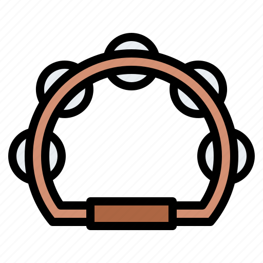 Instrument, music, musical, tambourine icon - Download on Iconfinder