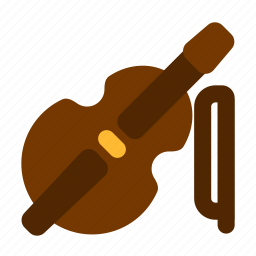 Double, bass, instrument, stringed icon - Download on Iconfinder