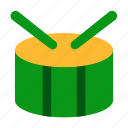 drum, music, instrument, stick