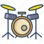 drums, drum, drumset, instrument 