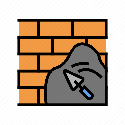 Brick, building, cement, material, roll, wall icon - Download on Iconfinder