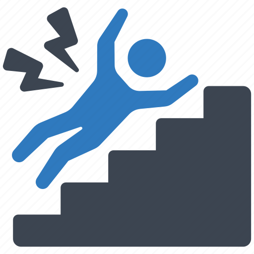 Accident, fall, insurance, slip, fall down icon - Download on Iconfinder