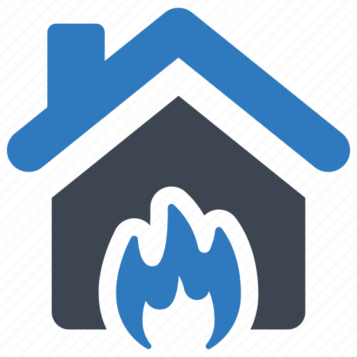 Explosion, house, home insurance, explode, home icon - Download on Iconfinder