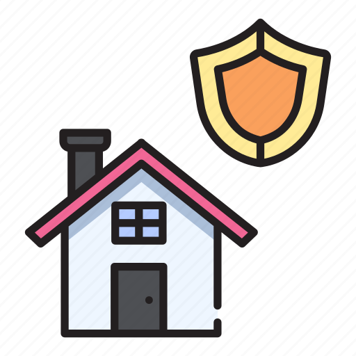Home, insurance, house, property, safety, protect, security icon - Download on Iconfinder