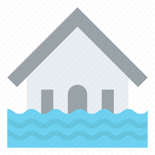 Flooded, house, accident, insurance icon - Download on Iconfinder