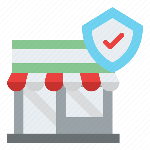 Store, insurance, shield, protection icon - Download on Iconfinder