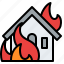 fire, house, accident, insurance 