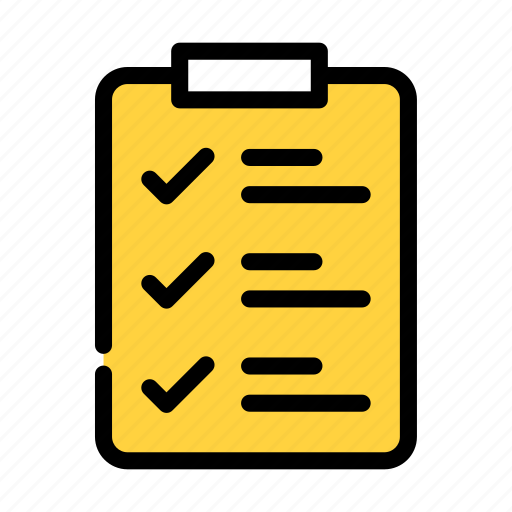 Checklist, insurance, medical, document, policy icon - Download on Iconfinder