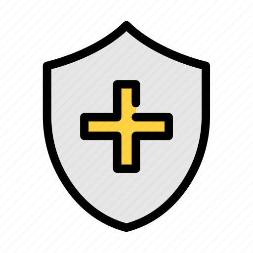 Medical, insurance, healthcare, shield, life icon - Download on Iconfinder