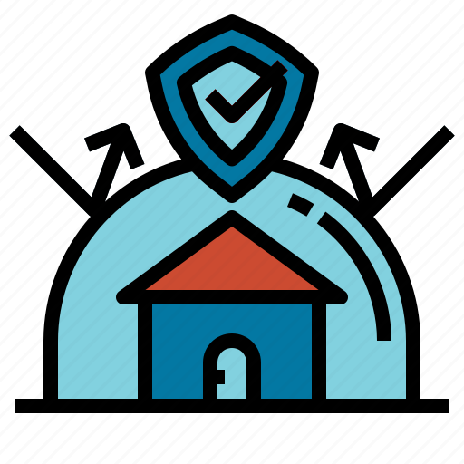 Architecture, estate, home, housing, insurance, protection, real icon - Download on Iconfinder