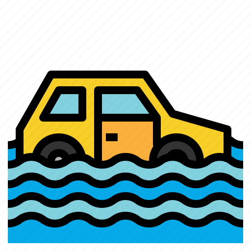 Flood, flooded, floods, house, insurance, water icon - Download on Iconfinder