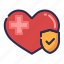 guard, health insurance, healthy, heart care, insurance, protection, shield 