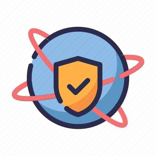 Globe, guard, insurance, protection, secure, shield, world wide protection icon - Download on Iconfinder