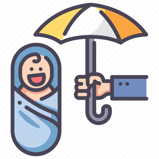 Baby, care, child, insurance, life, protect, safety icon - Download on Iconfinder
