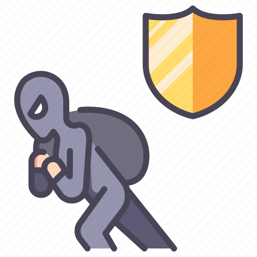 Crime, insurance, protect, safety, steal, stolen, thief icon - Download on Iconfinder