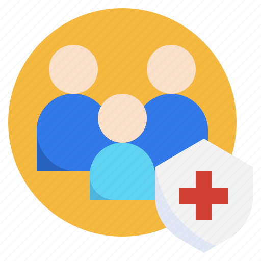 Family, compensation, insurance, shield, protected, safety, protection icon - Download on Iconfinder