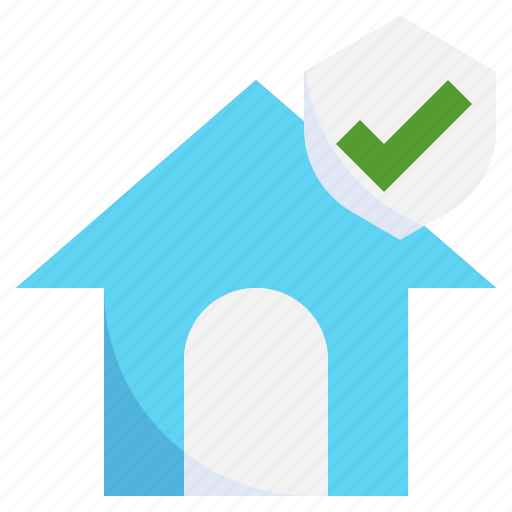 Home, insurance, shield, protected, safety, protection, security icon - Download on Iconfinder