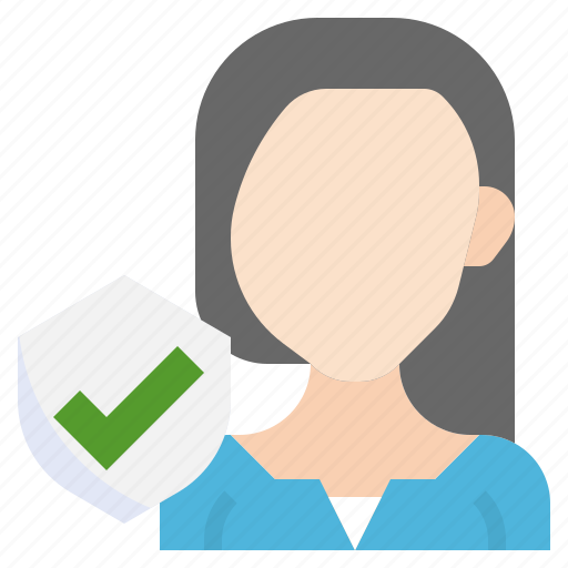 Salesperson, insurance, shield, protected, safety, protection, security icon - Download on Iconfinder