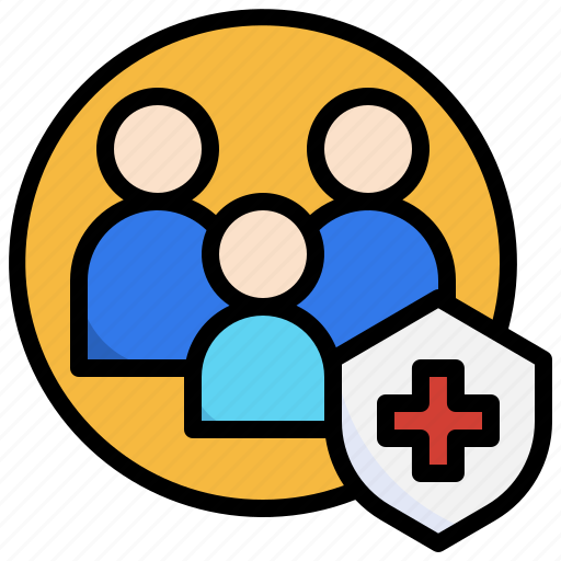 Family, compensation, insurance, shield, protected, safety, protection icon - Download on Iconfinder