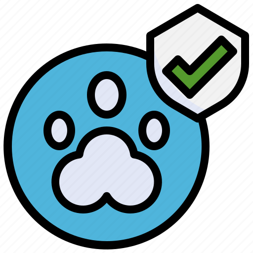 Pet, insurance, shield, protected, safety, protection, security icon - Download on Iconfinder
