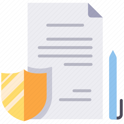Agreement, contract, document, insurance, paper, paperwork, policy icon - Download on Iconfinder