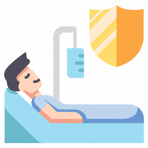 Bed, care, hospital, insurance, medical, patient, safety icon - Download on Iconfinder