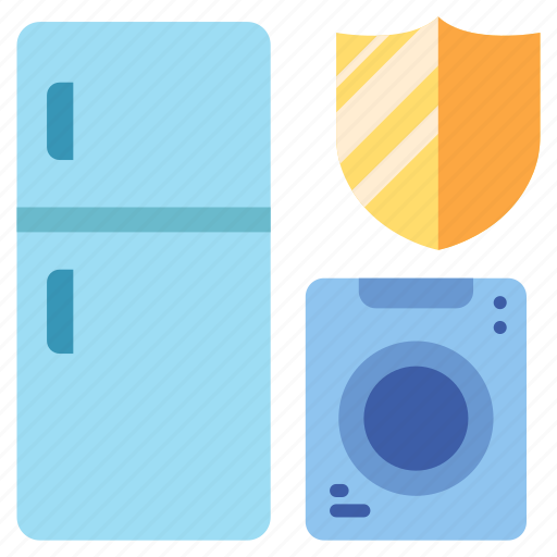 Appliance, insurance, machine, protect, refrigerator, safety, washing icon - Download on Iconfinder