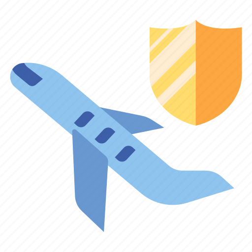 Flight, fly, insurance, journey, safety, tourism, travel icon - Download on Iconfinder