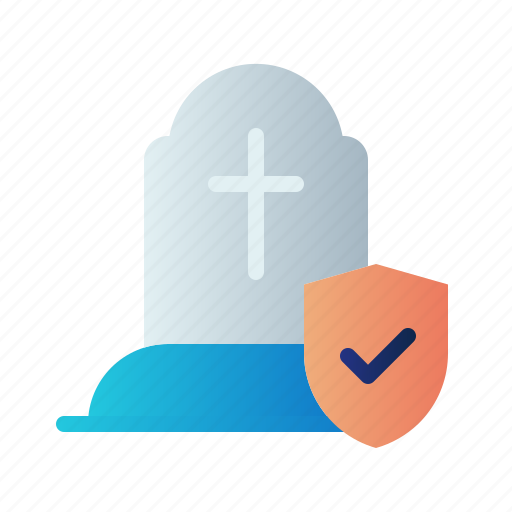 Death, die, funerals insurance, guard, insurance, protection, shield icon - Download on Iconfinder