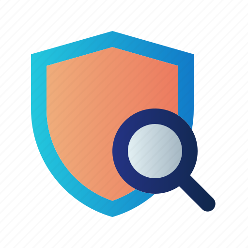 Browsing, guard, insurance, magnifier, protection, search insurance, shield icon - Download on Iconfinder