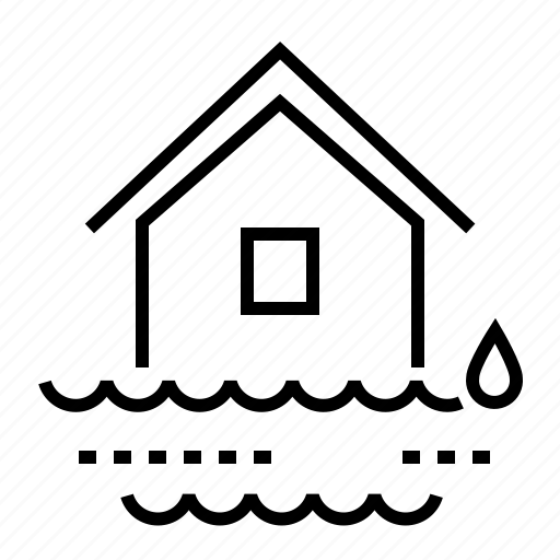 Flood, house, insurance, protection icon - Download on Iconfinder
