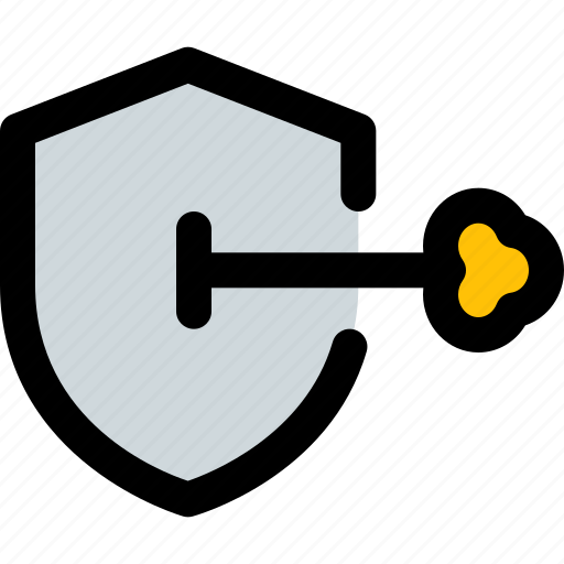 Shield, unlock, medical, healthcare, security icon - Download on Iconfinder
