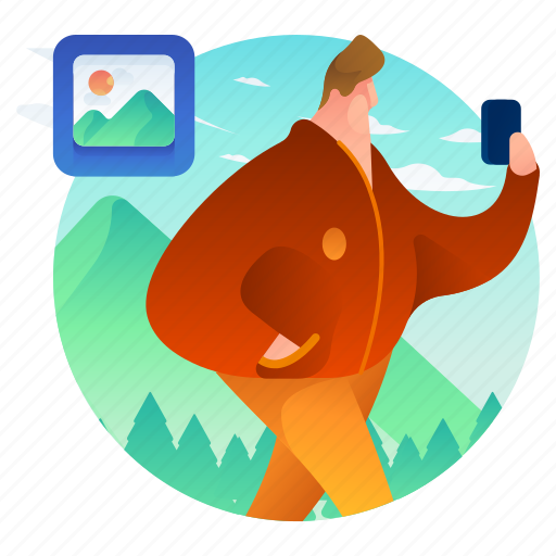 Chat, image, man, photo, selfie icon - Download on Iconfinder