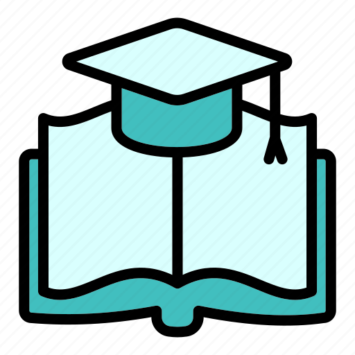 Graduated, open, book icon - Download on Iconfinder