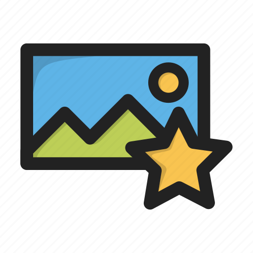 Fav, favorite, image, pic, picture, star icon - Download on Iconfinder