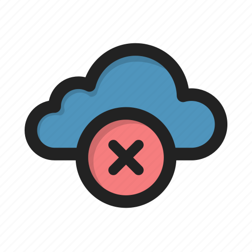 Close, cloud, cross, delete, storage icon - Download on Iconfinder