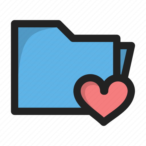 Favorite, folder, heart, love, package icon - Download on Iconfinder