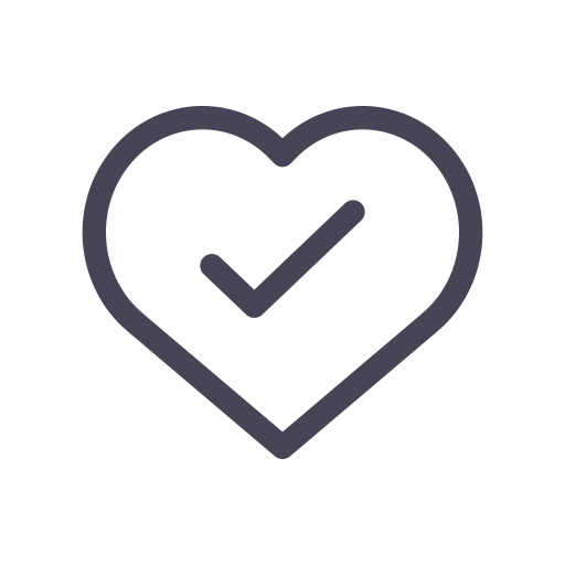 Heart, check icon - Free download on Iconfinder