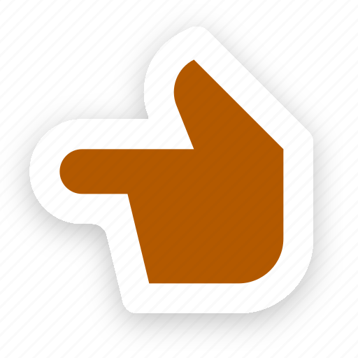 Gesture, finger, left, pointer icon - Download on Iconfinder