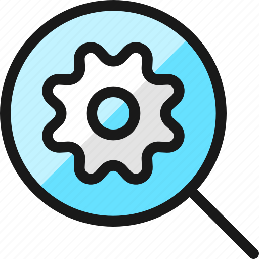 Search, cog icon - Download on Iconfinder on Iconfinder