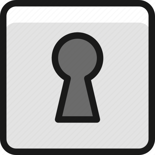 Keyhole, square icon - Download on Iconfinder on Iconfinder