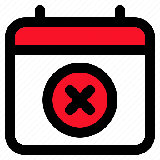 Calendar, remove, cancel, event, close, delete icon - Download on Iconfinder