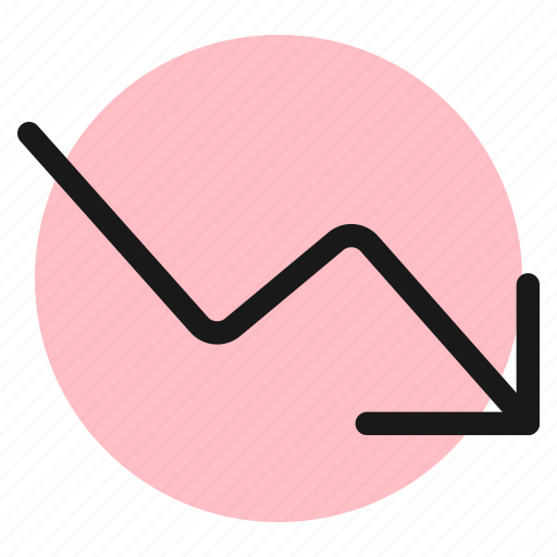 Graph, stats, descend icon - Download on Iconfinder
