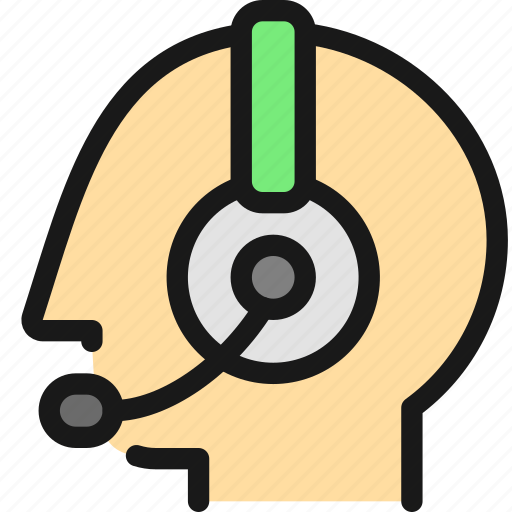 Headphones, customer, support, human icon - Download on Iconfinder